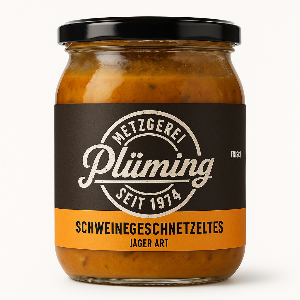 Schweinegeschnetzeltes Jäger Art